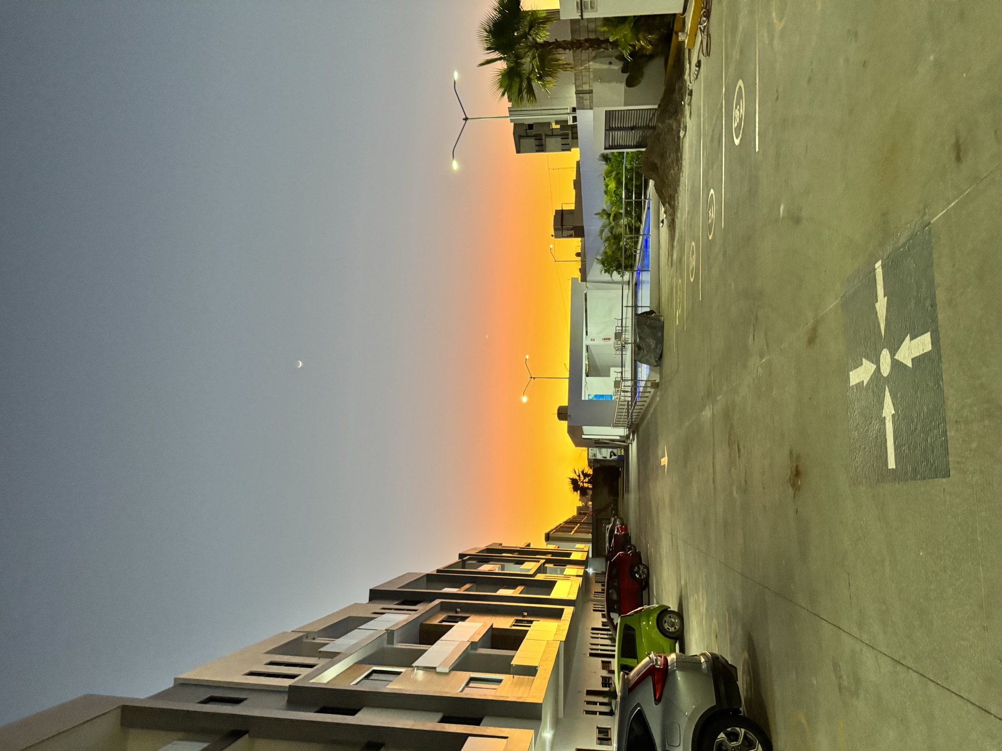 Atardecer en Paseo Atlántico